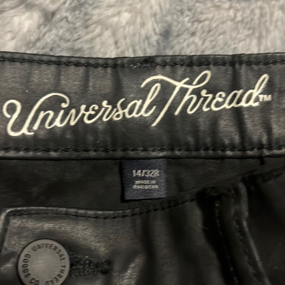 Black Pleather Pants
